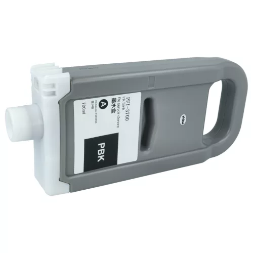 VHBW Tintenpatrone Canon PFI-3700 PBK - Foto Schwarz 700 ml