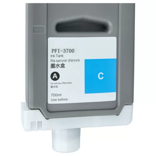 VHBW Tintenpatrone Canon PFI-3700 C - Cyan 700 ml