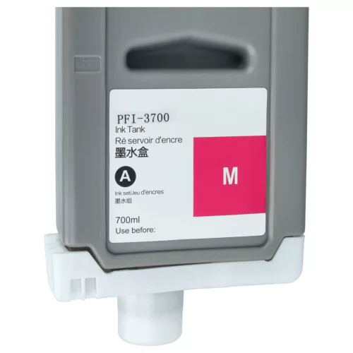 VHBW Tintenpatrone Canon PFI-3700 M Ersatz - Magenta 700 ml