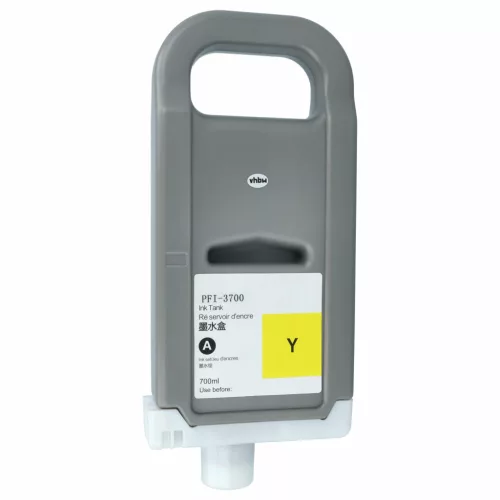 VHBW Tintenpatrone Canon PFI-3700 Y - Gelb 700 ml