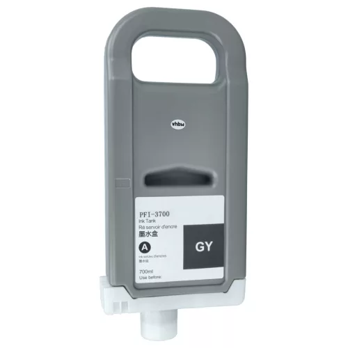 VHBW Tintenpatrone Canon PFI-3700 GY - Grau 700 ml