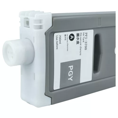 VHBW Tintenpatrone Canon PFI-3700 PGY - Foto grau 700 ml