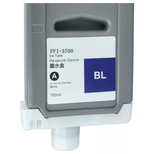 VHBW Tintenpatrone Canon PFI-3700 B Ersatz - Blau 700 ml