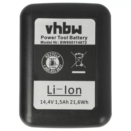 VHBW Akku Gesipa Accubird, Firebird, Powerbird - 1500 mAh 14,4 V Li-Ion
