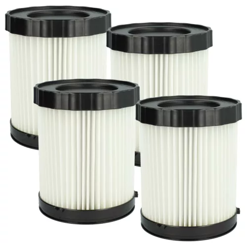 VHBW Vacuum Cleaner Filter 1 600 A01 1RT, 2 608 000 663, 3165140917940 - 4 pcs