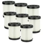 VHBW Vacuum Cleaner Filter 1 600 A01 1RT, 2 608 000 663, 3165140917940 - 8 pcs