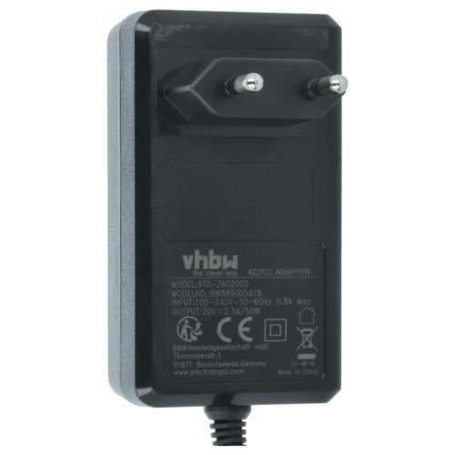 VHBW Hálózati adapter Dyson 96915512 helyett - 0,8 V / 2,5 A
