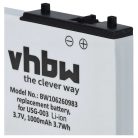 VHBW Játékkonzol Akkumulátor USG-001, USG-003 - 900 mAh 3,7 V Li-Ion