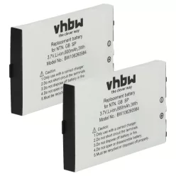   VHBW Spielkonsole Akku BT-M12, SAM-SPRBP, BAT-GBASP-1LI - 800 mAh 3,7 V Li-Ion