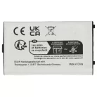 VHBW Game Console Battery BT-M12, SAM-SPRBP, BAT-GBASP-1LI - 800 mAh 3.7 V Li-Ion