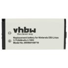 VHBW Spielkonsole Akku TWL-001, C/TWL-A-BP, TWL-003, BOAMK01 - 840 mAh 3,7 V Li-Ion
