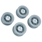 VHBW Mosogatógép kosár görgő Bauknecht 481252018085 helyett - ⌀ 31 mm