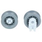 VHBW Mosogatógép kosár görgő Bauknecht 481252018085 helyett - ⌀ 31 mm