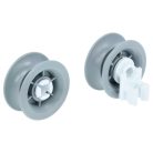 VHBW Mosogatógép kosár görgő Bauknecht 481252018085 helyett - ⌀ 31 mm