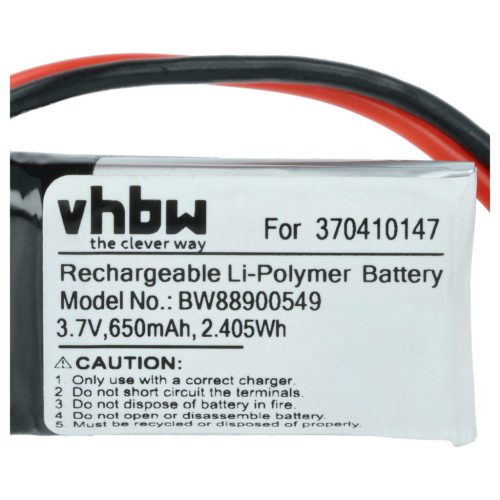 VHBW Modellbauer Werkzeug Akku Carrera 370410147 - 650 mAh 3,7 V Li-Polymer