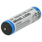 Elektrorasierer 2x Batterie ersetzt Panasonic K0360-0570, WES8163L2505, V9ZL2508 - 680 mAh 3.6 V Li-Ion