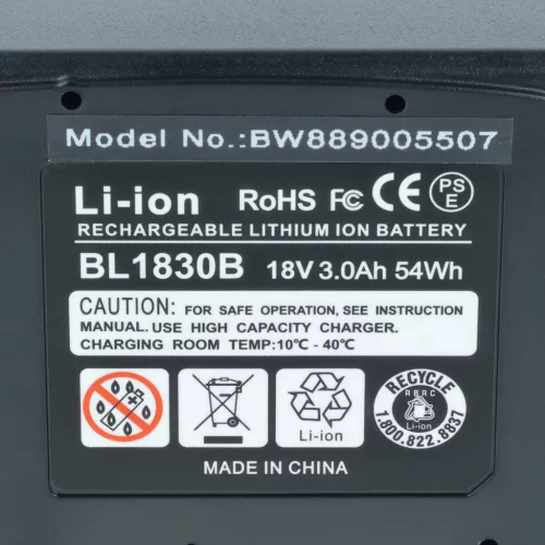 VHBW Electric Tool Battery Makita BL1860B - 3000 mAh 18 V Li-Ion
