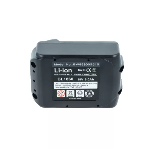 VHBW Electric Tool Battery Makita BL1860B - 6000 mAh 18 V Li-Ion