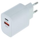VHBW Hálózati adapter Huawei, Google, Apple Pixel elektromos eszközökhöz - 5 / 9 / 12 / 15 / 20 V