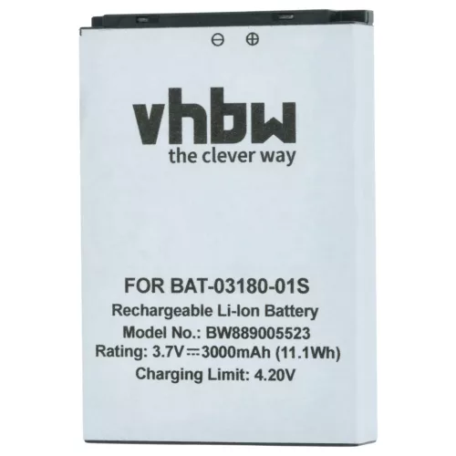 VHBW Mobiltelefon Akku BAT-03180-01S - 3000 mAh 3,7 V Li-Ion