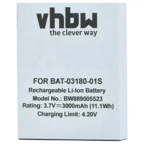 VHBW Mobiltelefon Akku BAT-03180-01S - 3000 mAh 3,7 V Li-Ion