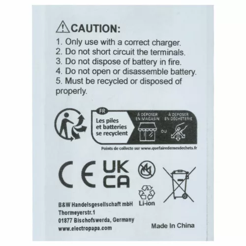 VHBW Mobiltelefon Akku BAT-03180-01S - 3000 mAh 3,7 V Li-Ion