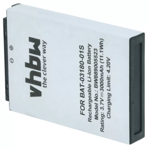 VHBW Mobiltelefon Akku BAT-03180-01S - 3000 mAh 3,7 V Li-Ion