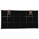 4x Aktivkohlefilter als Ersatz für AEG 0243271009 für Bauknecht Kochfeld - 43 x 21.2 x 2.7 cm