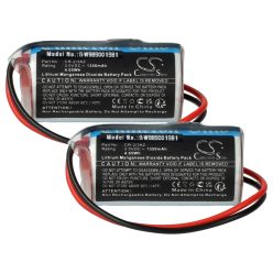   VHBW Alarmanlagen Akku Verisure CR-2/3AZ - 1350 mAh 3 V Li-MnO2