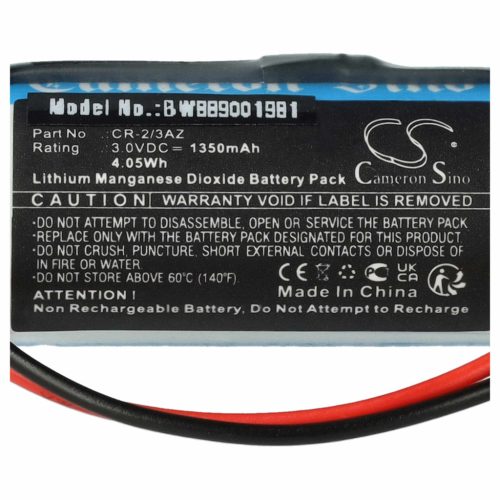 VHBW Alarmanlagen Akku Verisure CR-2/3AZ - 1350 mAh 3 V Li-MnO2