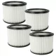 VHBW Vacuum Cleaner Filter Element instead of Hitachi / HiKOKI 4100601 - 4 pcs