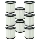 VHBW Vacuum Cleaner Filter Element 81943047 - 8 pcs
