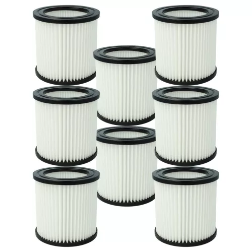 VHBW Vacuum Cleaner Filter Element 81943047 - 8 pcs