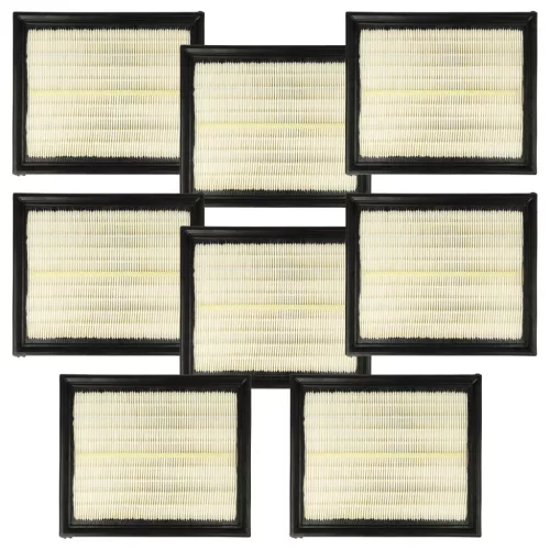 VHBW Vacuum Cleaner Main Filter 496172 - 8 pcs