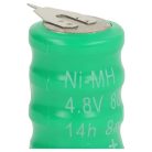 VHBW Button battery V80H 2 pin - 80 mAh 4.8 V NiMH