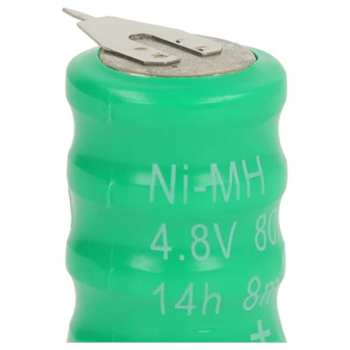 VHBW Button battery V80H 2 pin - 80 mAh 4.8 V NiMH
