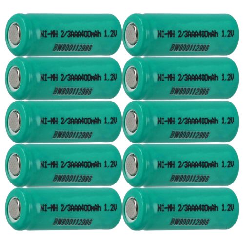 VHBW Battery cells for replacement 2/3AAA - 400 mAh 1.2 V NiMH