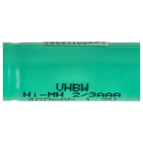 VHBW Modellkészítő Akkumulátor 2/3AAA - 400 mAh 1,2 V NiMH