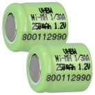VHBW Model Maker Battery 1/3AA - 250 mAh 1.2 V NiMH
