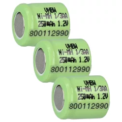 VHBW Model Maker Battery 1/3AA - 250 mAh 1.2 V NiMH