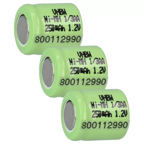 VHBW Model Maker Battery 1/3AA - 250 mAh 1.2 V NiMH
