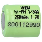VHBW Model Maker Battery 1/3AA - 250 mAh 1.2 V NiMH