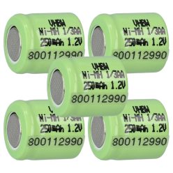 VHBW Model Maker Battery 1/3AA - 250 mAh 1.2 V NiMH