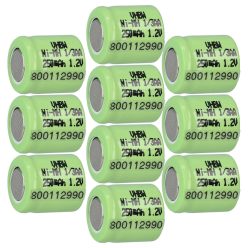 VHBW Model Maker Battery 1/3AA - 250 mAh 1.2 V NiMH