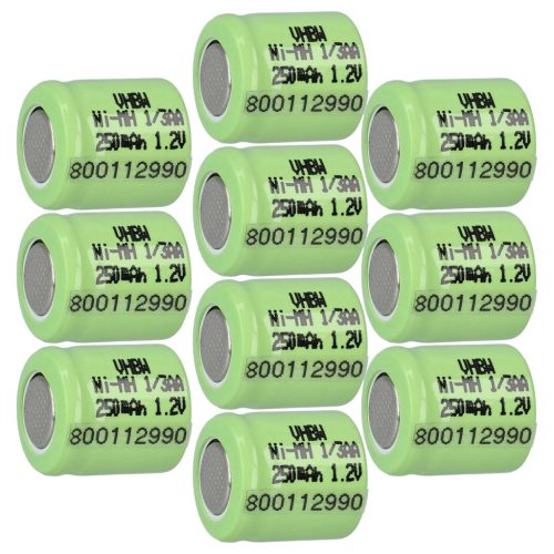 VHBW Model Maker Battery 1/3AA - 250 mAh 1.2 V NiMH