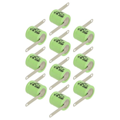 VHBW Gombelem Akkumulátor 1/3AA - 300 mAh 1,2 V NiMH