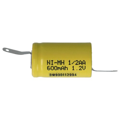 VHBW Modellkészítő Akkumulátor 1/2AA - 600 mAh 1,2 V NiMH