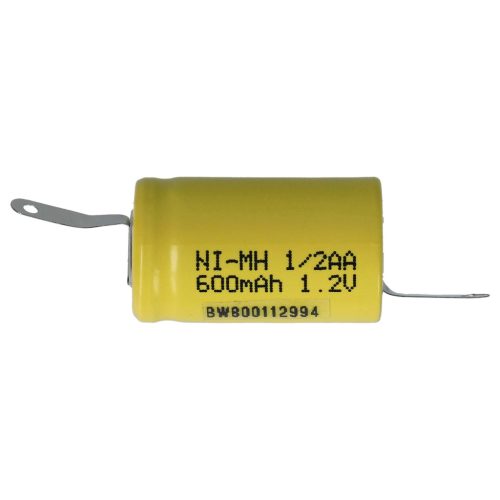 VHBW Model Maker Battery 1/2AA - 600 mAh 1.2 V NiMH