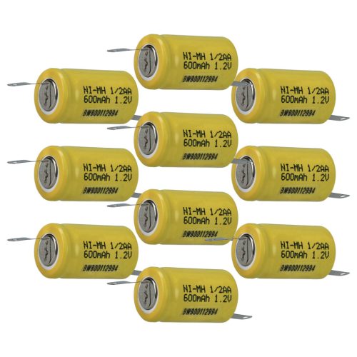 VHBW Model Maker Battery 1/2AA - 600 mAh 1.2 V NiMH