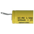 VHBW Model Maker Battery 1/2AA - 600 mAh 1.2 V NiMH
